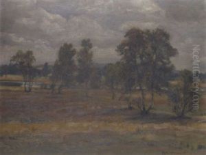 Voralpenlandschaft Mit Fluss by Rudolf-Alfred Jaumann