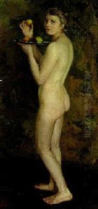 The Artist's Model by Pal Javor