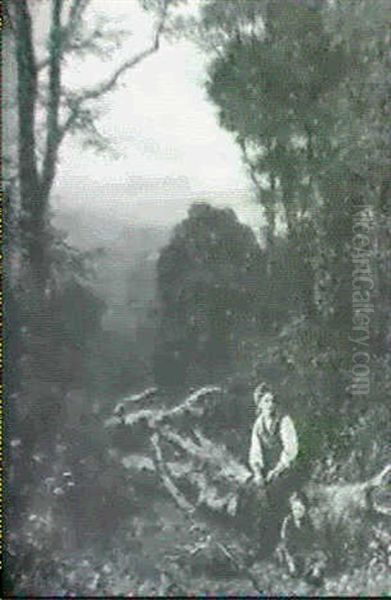 The Woodman's Wife A Logging Team - view 1