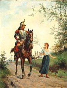 Cuirassier Asks A Goosegirl For Directions