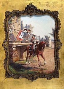 Le Depart En Campagne by Paul Leon Jazet