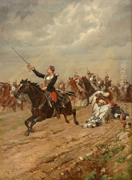 The Charge Of Cuirassiers - view 1