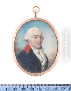 John Jervis, 1st Earl Of St. Vincent (1735-1823), Wearing Blue Coat With Red Collar, White Waistcoat, Stock And Tie