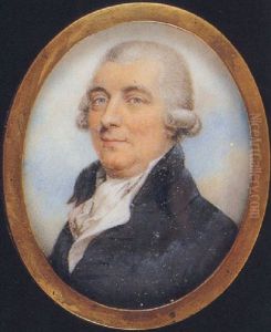 Christopher Wilson Of Abbott's Hall, Kendal, In Brown Coat, White Waistcoat And Tied White Cravat, His Powdered Hair En Queue