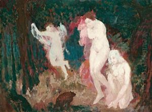 Bathers by Sigismond Jean-Ernest Jeanes