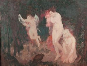 Baigneuses by Sigismond Jean-Ernest Jeanes