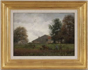 Labourage D'automne, Etude A La Joux Perret Labourage D'automne, Etude A La Joux Perret