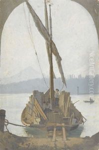 Segelschiff Mit Fracht (+ 4 Others; 5 Works) by Edouard Jeanmaire