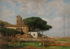 Dans La Campagna Romaine - Hors Les Murs De La Villa Borghese