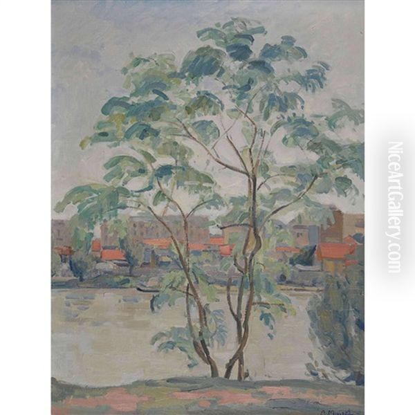 L'arbre Au Bord De La Riviere - view 1