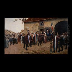 Untitled - Victory Celebration by Alfred Pierre Joseph Jeanmougin