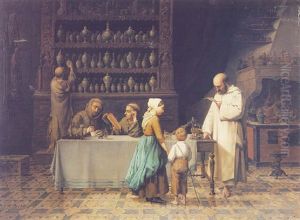 La Pharmacie De L'abbey by Victor Francois Jeanneney
