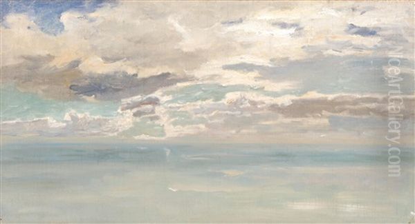 Wolkenstudie Uber Dem Neuenburgersee - view 1