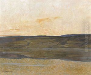 Seelandschaft Im Abendrot by Gustave Jeanneret