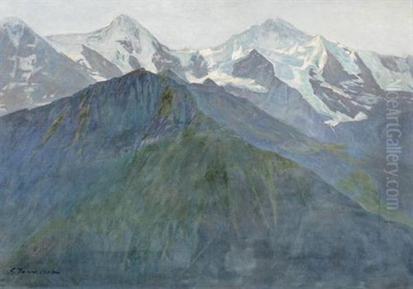 Eiger, Monch Und Jungfrau - view 1