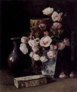Stilleben Mit Blume, Vasen Und Schatulle Stilleben Mit Blume, Vasen Und Schatulle