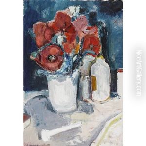 Nature Morte Aux Coquelicots by Roger Constant Jeanneret