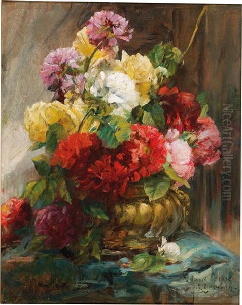 Bouquet Of Flowers In A Vase - view 1