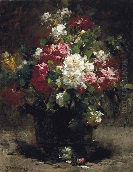 Red, White And Pink Roses - view 1