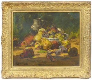 Stilleben Mit Obstschale by Georges Jeannin