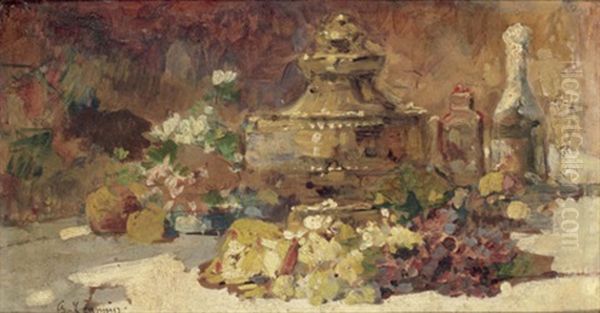 Bouquet De Fleurs Sur Une Table - view 1