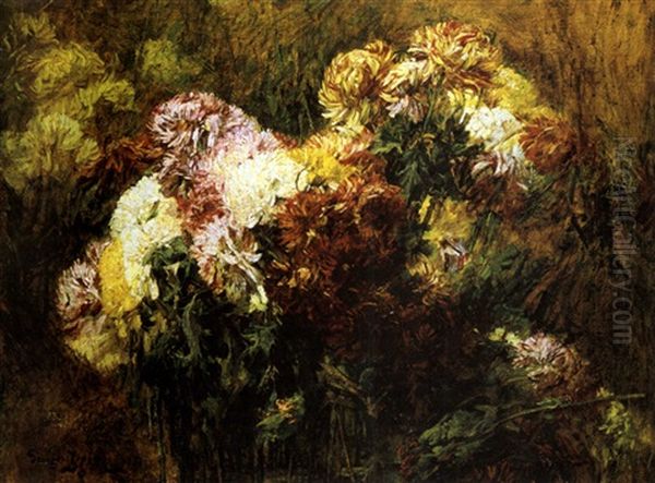 Stilleben Mit Chrysanthemen - view 1
