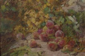 Fresh Summer Peaches by Georges Jeannin