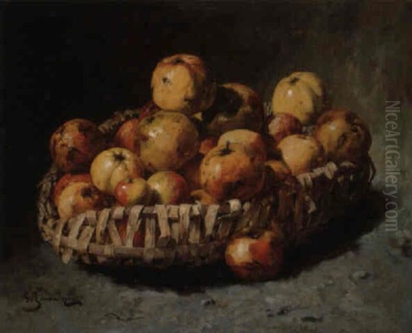 Nature Morte A La Corbeille De Pommes - view 1