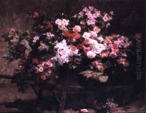 Une Brouett,e De Fleurs