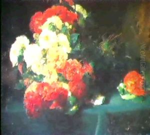 Stilleben Mit Rosen by Georges Jeannin