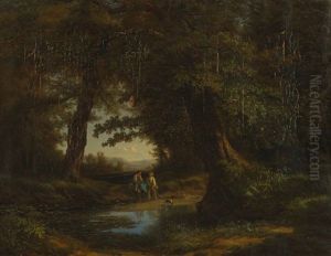 Le Passage Du Gue by Pierre Alexandre Jeanniot