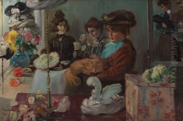 Outing At The Milliner's - view 1