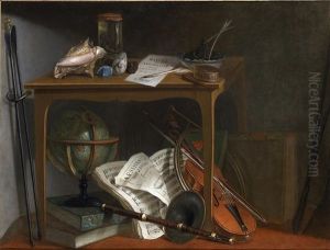 Figures By The Salt-works, Hyeres by Nicolas Henry Jeaurat De Bertry