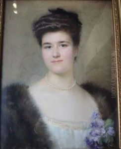 Femme Au Collier De Perles by Marcel Baschet