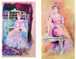 Madame De Rechallet Et Madame Berthe Osmond Madame De Rechallet Et Madame Berthe Osmond