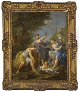 The Daughters Of Cecrops Discovering Erichthonius by Etienne Jeaurat