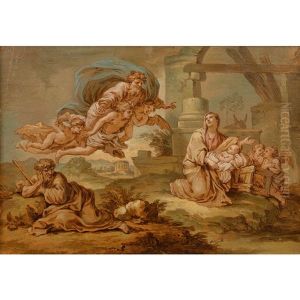 Dieu Le Pere Apparaissant A La Vierge