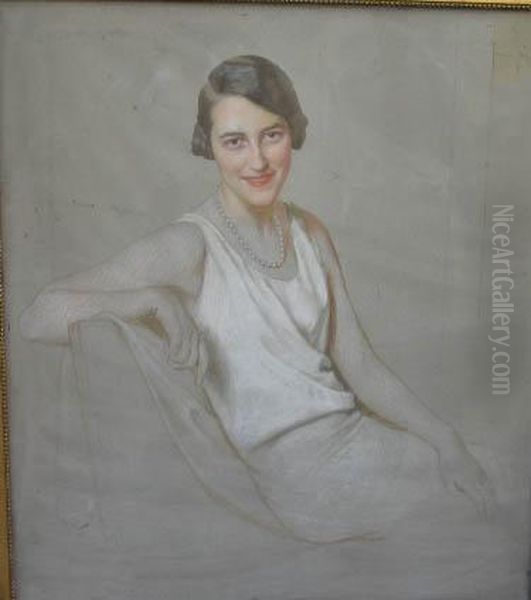 Jeune Femme Au Collier De Perles - view 1