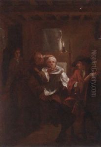 A Man Being Trepanned In An Interior by Etienne Jeaurat