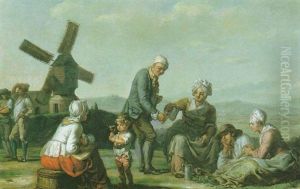 La Collation Pres Du Moulin by Etienne Jeaurat