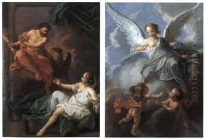 Jupiter And Semele by Etienne Jeaurat