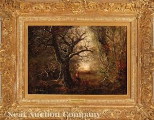 Evangeline Under The Oak Tree by Joseph Jefferson
