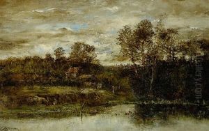 Jefferson Island Landscape by Joseph Jefferson