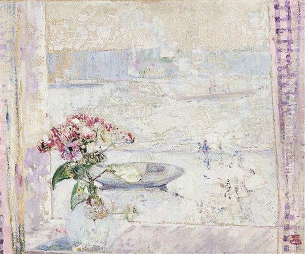 La Tamise Au Printemps - view 1