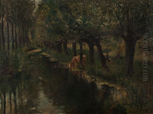 Landscape With Cows - view 1