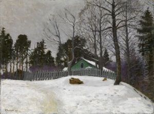 Winter Landscape by Andrei Afanasievich Jegorov