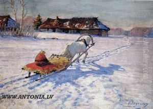 White Horse Cart White Horse Cart