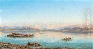 View Of Lake Geneva by Andreas Jeklin