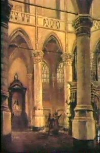 Inneres Einer Kirche by Johannes Jelgerhuis