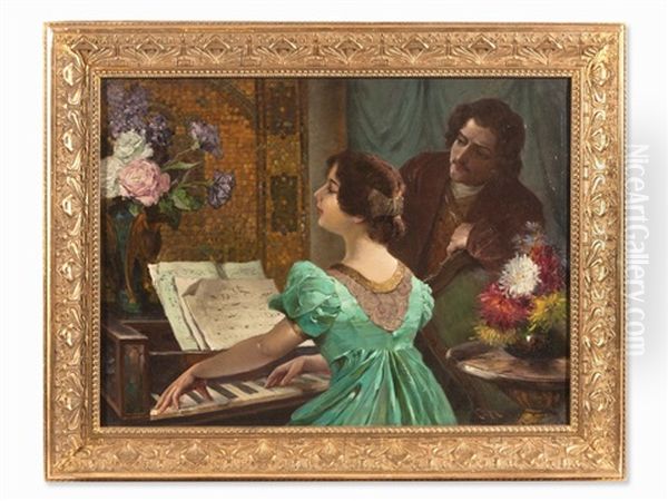 Girl At The Paino - view 1